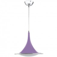 Pendul, Model Mira, Mov, 15W, 1200 lm, Lumina Neutra, 4000K, 230V, Abajur, Aluminiu / Sticla, IP20, Horoz, 0PDN-020-004-0015-050