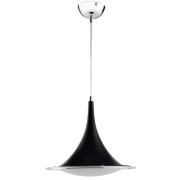 Pendul, Model Mira, Negru, 15W, 1200 lm, Lumina Neutra, 4000K, 230V, Abajur, Aluminiu / Sticla, IP20, Horoz, 0PDN-020-004-0015-060