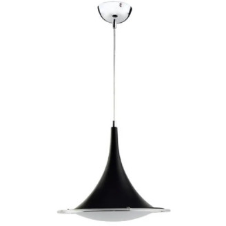 Pendul, Model Mira, Negru, 15W, 1200 lm, Lumina Neutra, 4000K, 230V, Abajur, Aluminiu / Sticla, IP20, Horoz, 0PDN-020-004-0015-060