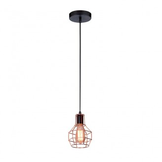 Pendul, Model Mystic, Negru, 1 X E27, 230V, IP20, Abajur, Metal, Elmark, 955MYSTIC1P - imaginea produsului 955MYSTIC1P din categoria Pendule