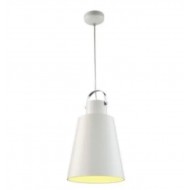 Pendul, Model Nova, Alb, 5W, 300 lm, Lumina Neutra, 4000K, 230V, Abajur, Metal, IP20, Horoz, PNDLMP-0876005012