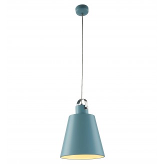 Pendul, Model Nova, Albastru, 6W, 300 lm, Lumina Neutra, 4000K, 230V, Abajur, Metal, IP20, Horoz, 0PDN-020-003-0006-040 Pendul, Model Nova, Albastru, 6W, 300 lm, Lumina Neutra, 4000K, 230V, Abajur, Metal, IP20, Horoz, 0PDN-020-003-0006-040