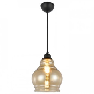 Pendul, Model Rondo, Negru, 1 X E27, 230V, IP20, Abajur, Sticla, Horoz, 0PDN-021-018-0001-020 - imaginea produsului 0PDN-021-018-0001-020 din categoria Pendule