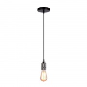 Pendul, Model Sailor-13, Negru, 1 X E27, 230V, IP20, Abajur, Metal, Elmark, 955SAILOR13/S