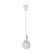 Pendul, Model Sailor-16, Alb, 1 X E27, 230V, IP20, Abajur, Silicon, Elmark, 955SAILOR16/WH
