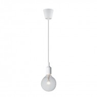 Pendul, Model Sailor-16, Alb, 1 X E27, 230V, IP20, Abajur, Silicon, Elmark, 955SAILOR16/WH