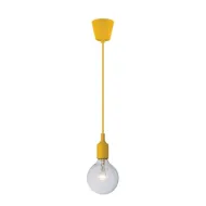 Pendul, Model Sailor-16, Galben, 1 X E27, 230V, IP20, Abajur, Silicon, Elmark, 955SAILOR16/Y