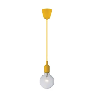 Pendul, Model Sailor-16, Galben, 1 X E27, 230V, IP20, Abajur, Silicon, Elmark, 955SAILOR16/Y - imaginea produsului 955SAILOR16/Y din categoria Pendule