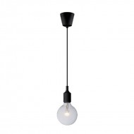 Pendul, Model Sailor-16, Negru, 1 X E27, 230V, IP20, Abajur, Silicon, Elmark, 955SAILOR16/BL