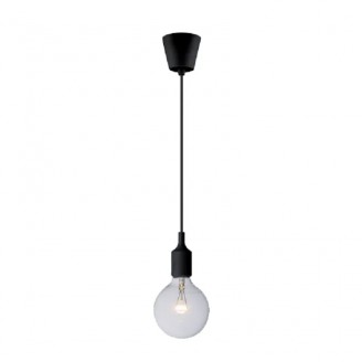 Pendul, Model Sailor-16, Negru, 1 X E27, 230V, IP20, Abajur, Silicon, Elmark, 955SAILOR16/BL - imaginea produsului 955SAILOR16/BL din categoria Pendule