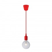 Pendul, Model Sailor-16, Rosu, 1 X E27, 230V, IP20, Abajur, Silicon, Elmark, 955SAILOR16/R