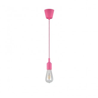 Pendul, Model Sailor-1P, Roz, 1 X E27, 230V, IP20, Abajur, Silicon, Elmark, 955SAILOR1P - imaginea produsului 955SAILOR1P din categoria Pendule