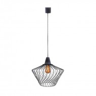 Pendul, Model Salva, Negru, 1 X E27, 230V, IP20, Abajur, Metal, Elmark, 955SALVA1/BL Pendul, Model Salva, Negru, 1 X E27, 230V, IP20, Abajur, Metal, Elmark, 955SALVA1/BL