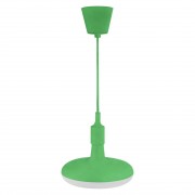 Pendul, Model Sembol, Verde, 12W, 850 lm, Lumina Neutra, 4000K, 230V, Abajur, Plastic, IP20, Horoz, 0PDN-020-006-0012-030
