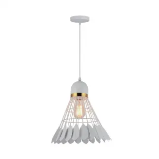 Pendul, Model Shuttle, Alb, 1 X E27, 230V, IP20, Abajur, Metal, Elmark, 955SHUTTLE1/WH - Vezi Detalii Complete Pendul, Model Shuttle, Alb, 1 X E27, 230V, IP20, Abajur, Metal, Elmark, 955SHUTTLE1/WH - imaginea produsului 955SHUTTLE1/WH din categoria Pendule
