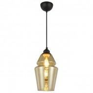 Pendul, Model Spark-1, Negru, 1 X E27, 230V, IP20, Abajur, Sticla, Horoz, 0PDN-021-016-0001-020 Pendul, Model Spark-1, Negru, 1 X E27, 230V, IP20, Abajur, Sticla, Horoz, 0PDN-021-016-0001-020