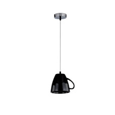 Pendul, Model Teatime, Negru, 1 X E27, 230V, IP20, Abajur, Ceramica, Elmark, 955TEATIME1/BK Pendul, Model Teatime, Negru, 1 X E27, 230V, IP20, Abajur, Ceramica, Elmark, 955TEATIME1/BK