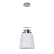 Pendul, Model Tedd, Alb, 1 X E27, 230V, IP20, Abajur, Metal, Elmark, 955TEDD1P/WH