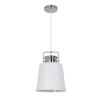 Pendul, Model Tedd, Alb, 1 X E27, 230V, IP20, Abajur, Metal, Elmark, 955TEDD1P/WH - imaginea produsului 955TEDD1P/WH din categoria Pendule