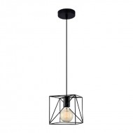 Pendul, Model Teri, Negru, 1 X E27, 230V, IP20, Abajur, Metal, Elmark, 955TERI1/BL Pendul, Model Teri, Negru, 1 X E27, 230V, IP20, Abajur, Metal, Elmark, 955TERI1/BL