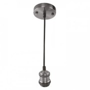 Pendul, Model Tesla, Crom, 1 X E27, 230V, IP20, Abajur, Metal, Horoz, 0PDN-021-003-0001-040 Pendul, Model Tesla, Crom, 1 X E27, 230V, IP20, Abajur, Metal, Horoz, 0PDN-021-003-0001-040