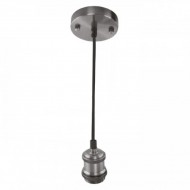 Pendul, Model Tesla, Crom, 1 X E27, 230V, IP20, Abajur, Metal, Horoz, 0PDN-021-003-0001-040 Pendul, Model Tesla, Crom, 1 X E27, 230V, IP20, Abajur, Metal, Horoz, 0PDN-021-003-0001-040