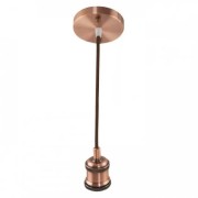 Pendul, Model Tesla, Cupru, 1 X E27, 230V, IP20, Abajur, Metal, Horoz, 0PDN-021-003-0001-010