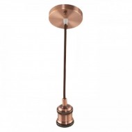 Pendul, Model Tesla, Cupru, 1 X E27, 230V, IP20, Abajur, Metal, Horoz, 0PDN-021-003-0001-010 Pendul, Model Tesla, Cupru, 1 X E27, 230V, IP20, Abajur, Metal, Horoz, 0PDN-021-003-0001-010