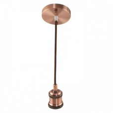 Pendul, Model Tesla, Cupru, 1 X E27, 230V, IP20, Abajur, Metal, Horoz, 0PDN-021-003-0001-011