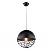 Pendul, Model Union, Negru, 1 X E27, 230V, IP20, Abajur, Metal, Elmark, 955UNION1