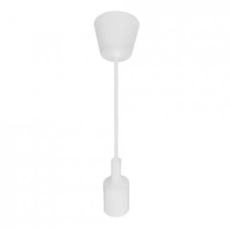 Pendul, Model Volta, Alb, 1 X E27, 230V, IP20, Abajur, Plastic, Horoz, 0PDN-021-001-0001-030 - imaginea produsului 0PDN-021-001-0001-030 din categoria Pendule