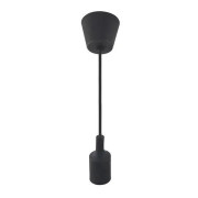 Pendul, Model Volta, Negru, 1 X E27, 230V, IP20, Abajur, Plastic, Horoz, 0PDN-021-001-0001-020