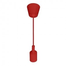 Pendul, Model Volta, Rosu, 1 X E27, 230V, IP20, Abajur, Plastic, Horoz, 0PDN-021-001-0001-050