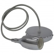 Pendul, Model Weber, Crom, 1 X E27, 230V, IP20, Abajur, Metal, Horoz, 0PDN-021-008-0001-041