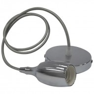 Pendul, Model Weber, Crom, 1 X E27, 230V, IP20, Abajur, Metal, Horoz, 0PDN-021-008-0001-041