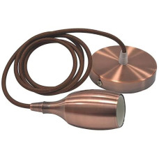 Pendul, Model Weber, Cupru, 1 X E27, 230V, IP20, Abajur, Metal, Horoz, 0PDN-021-008-0001-011 Pendul, Model Weber, Cupru, 1 X E27, 230V, IP20, Abajur, Metal, Horoz, 0PDN-021-008-0001-011
