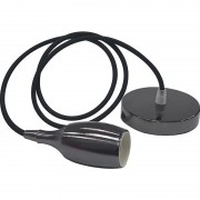 Pendul, Model Weber, Negru perlat, 1 X E27, 230V, IP20, Abajur, Metal, Horoz, 0PDN-021-008-0001-051 Pendul, Model Weber, Negru perlat, 1 X E27, 230V, IP20, Abajur, Metal, Horoz, 0PDN-021-008-0001-051