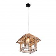 Pendul, Model Woody-H, Negru, 1 X E27, 230V, IP20, Abajur, Ratan, Elmark, 955WOODY/H Pendul, Model Woody-H, Negru, 1 X E27, 230V, IP20, Abajur, Ratan, Elmark, 955WOODY/H