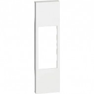 Placa, Modulara, pentru, RJ11/RJ45, 1M, Alb, Bticino, Living, Now, KW07