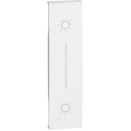 Placa, Modulara, pentru, dubla, Buton, cu, revenire, 1M, Alb, Bticino, Living, Now, KW05L