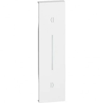 Placa, Modulara, pentru, Intrerupator, stor., Vertic., 1M, Alb, Bticino, Living, Now, KW05V