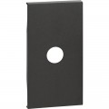 Placa, Modulara, pentru, priza, TV, 2M, Negru, Bticino, Living, Now, KG08M2