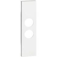 Placa, Modulara, pentru, priza, TV-SAT, 1M, Alb, Bticino, Living, Now, KW09