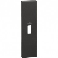 Placa, Modulara, pentru, priza, USB, 1M, Negru, Bticino, Living, Now, KG10P