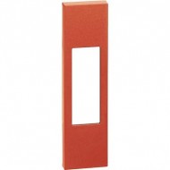 Placa, Modulara, pentru, priza, ITA, 10/16A, 1M, rosie, Bticino, Living, Now, KR02