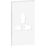 Placa, Modulara, pentru, priza, multistandard, Alb, Bticino, Living, Now, KW59