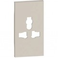 Placa, Modulara, pentru, priza, multistandard, Nisip, Bticino, Living, Now, KM59