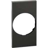 Placa, Modulara, pentru, priza, standard, Francez/German, Lampa, 2M, Negru, Bticino, Living, Now, KG04