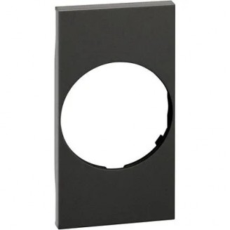 Placa, Modulara, pentru, priza, standard, Francez/German, Lampa, 2M, Negru, Bticino, Living, Now, KG04 Placa, Modulara, pentru, priza, standard, Francez/German, Lampa, 2M, Negru, Bticino, Living, Now, KG04