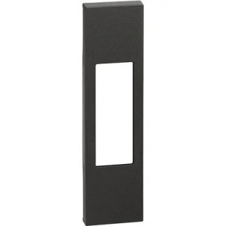 Placa, Modulara, pentru, priza, standard, italian, 10/16A, 1M, Negru, Bticino, Living, Now, KG02